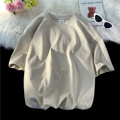 LEGIBLE 2025 Summer Men's T Shirt Casual Loose Cotton Short Sleeve T-Shirt Mens Top Tee shirt Men