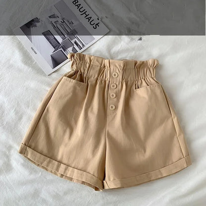 Korean Girls Casual Shorts - Thin Summer Trousers for Kids 3-12Yrs