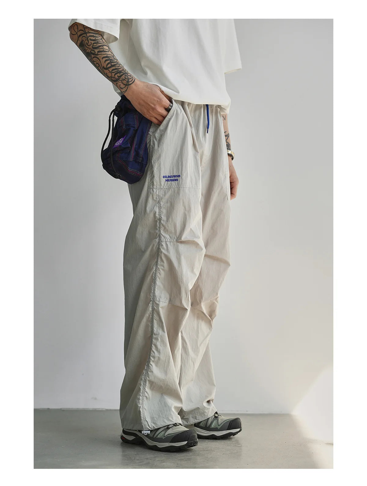 Lightweight Quick Dry Outdoor Work Trousers For Men Women Summer Casual Loose Straight Leg Long Pants Mountain Hiking Bottoms