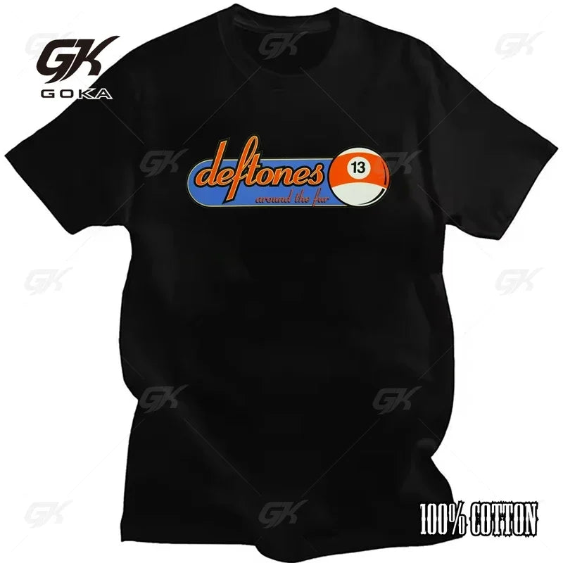 Deftones Cotton Singer Band T Shirt Men Women Hip Hop Rock Tee Fashion Short Sleeve T Shirt Summer Clothes T-shirts Tops