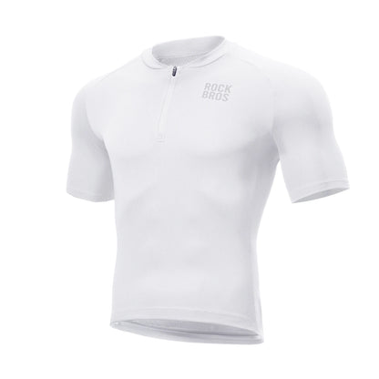 Men's Cycling Polo Jersey – Lightweight Half-Zip Short-Sleeve Top