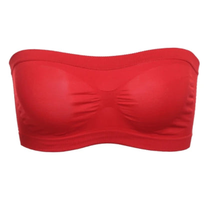 Strapless Tube Bra - Breathable Mesh Wireless Bra for Women | Summer Crop Top Bralette