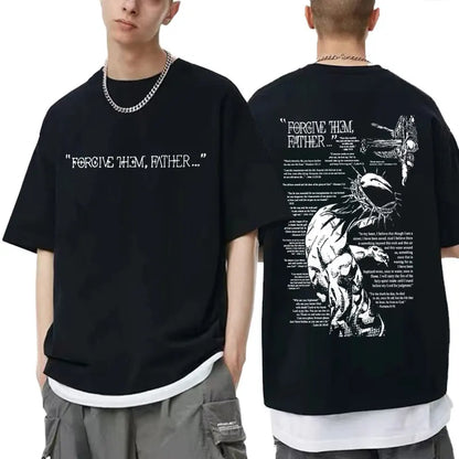 Faith Over Fear Dove T-Shirt - Casual Oversized Cotton Tee for Men  Women