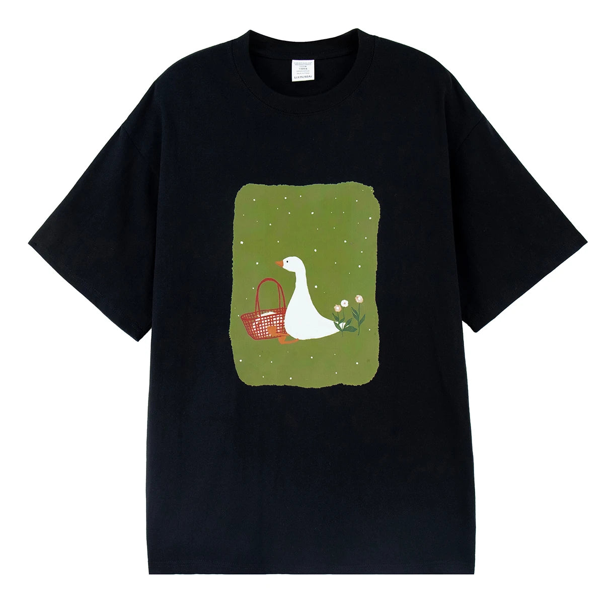 Women's Printed Cotton T-Shirt – Vintage Hip-Hop Loose Top