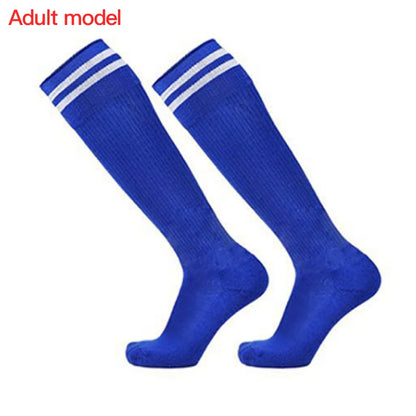 Adult Football Socks Hit Color Wear-resistant Children Kids Sport Long Socks Over Knee High Baseball Hockey Socks