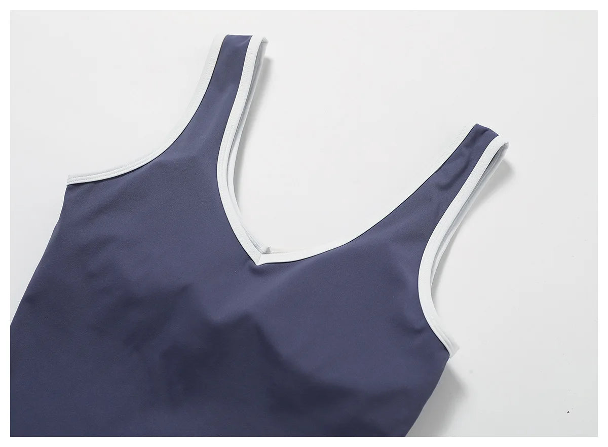 Yoga Workout Set – High Waist Leggings & Sports Bra Outfit | Breathable Fitness Sportswear
