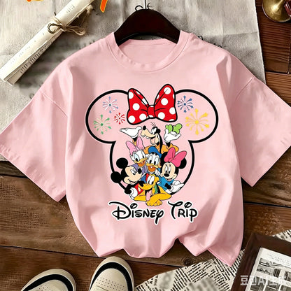 Best-selling Children's Disney Princess Castle 100% Cotton T-shirt - Soft, Comfortable and Cute Top