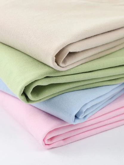 Cotton Casual T-Shirts for Women - Short Sleeve Sporty O-Neck Tops