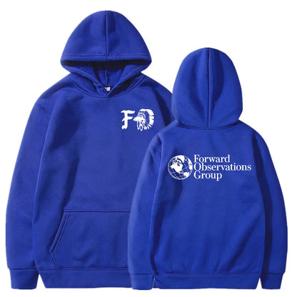 Vintage FOG Forward Observations Group Hoodie Skeleton Graphic Hooded Sweatshirts Male Gothic Punk Hoodies Harajuku Streetwear
