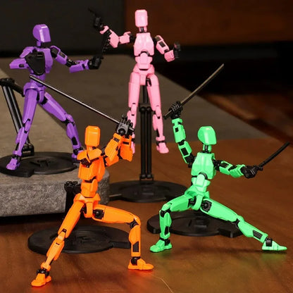 Titan Dummy 13 Action Figure Toys Multi-Jointed Movable Shapeshift Robot Mannequin Dummy Action Model Doll Toys Kid Decora