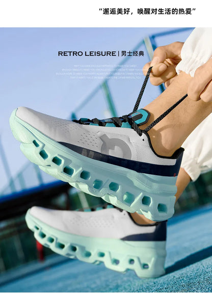 2026 Air Cushion Running Shoes Jogging Marathon Men Sports Breathable Lightweight Women's Comfortable Nonskid Leisure Sneakers