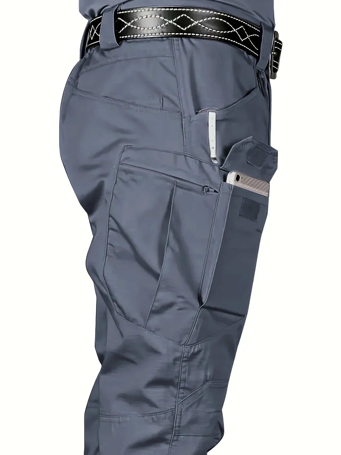 6XL Plus Size Men's Tactical Cargo Pants Outdoor Casual Sports Hiking Fishing Waterproof Multi-pocket Trousers