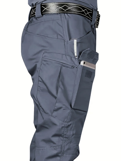 6XL Plus Size Men's Tactical Cargo Pants Outdoor Casual Sports Hiking Fishing Waterproof Multi-pocket Trousers