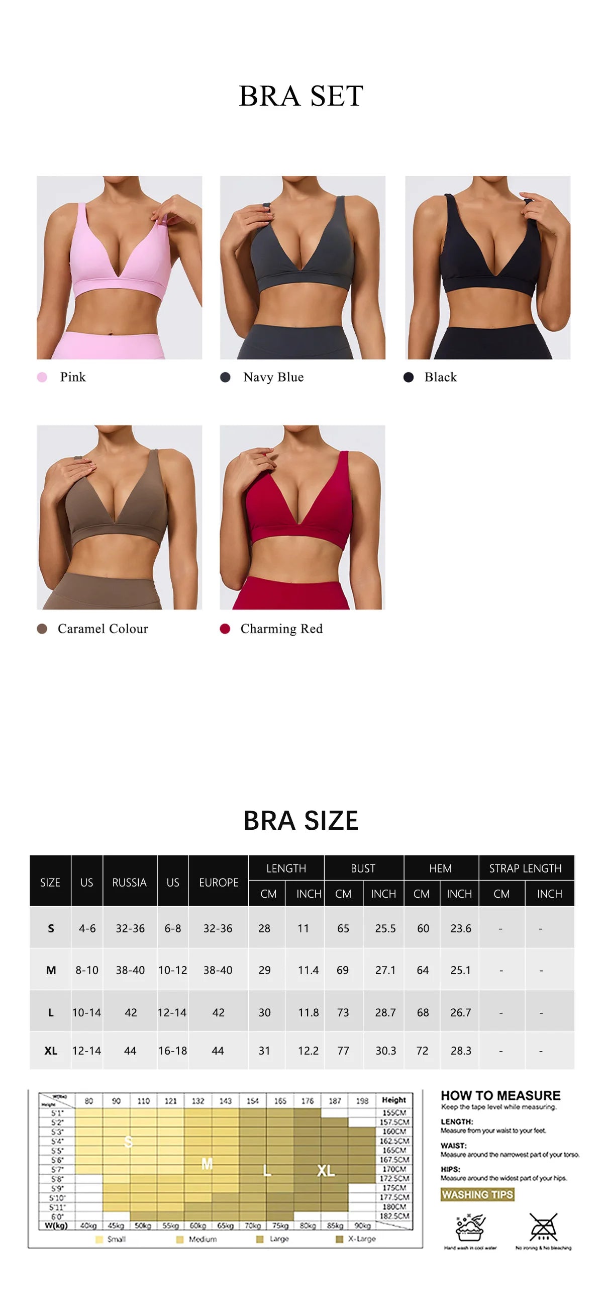 Hearuisavy Summer 2Pcs Women Sports Suit High Impact Push-Up Sports Bra Gym Yoga Tops Underwear High Waist Stretch Fitness Pants