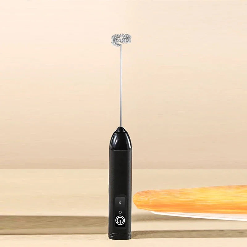 Electric Milk Frother  Handheld Mixer - Portable Coffee Blender Tool