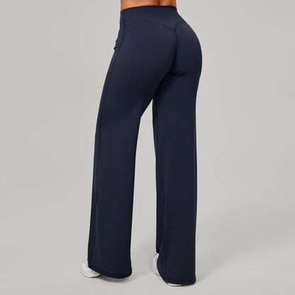 Women Yoga Pants – Soft Stretchy Fabric Full Length Leggings With Elastic Waist