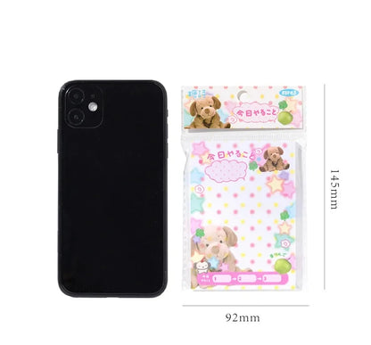 Cute Japanese Memo Pads - 50 Sheets Old-Fashioned Message Paper for DIY Journals