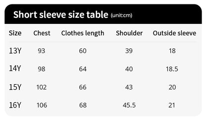 1/4piece Spring/Summer Youth Plus Size 13-16 Years Old Quick Drying Sports Short Sleeved T-shirt Versatile Top For Boys And Girl