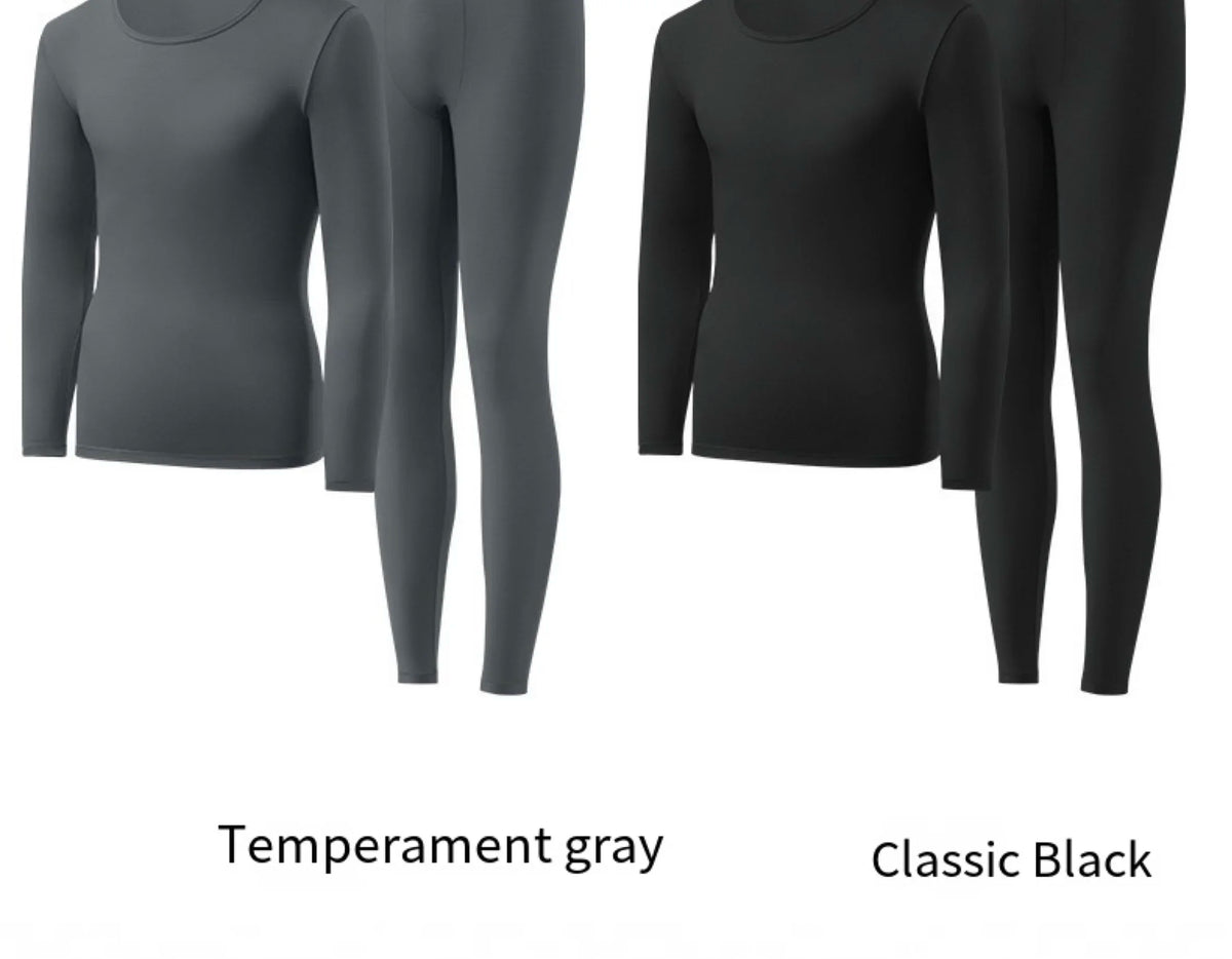 1pcs Men's Ultrathin Thermal Underwear High elasticity Plus Size Constant Temperature Seamless Long Sleeve Bottoming Set