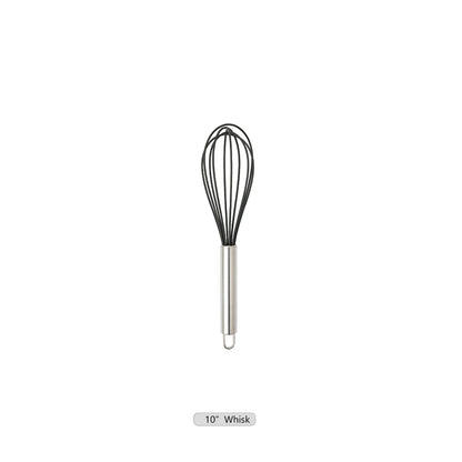 Silicone Kitchen Utensils – Heat Resistant Cooking Tool Sets with Stainless Steel Handle