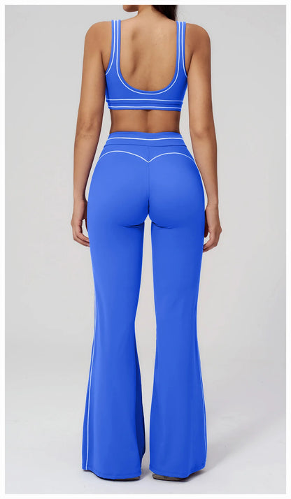 Fitness Suit 2PCS Yoga Set Women's Tracksuit Sports Outfits Gym Running Push Up Sportswear Legging Athletic Wear Workout Clothes