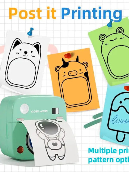 New Photo Sticker Printer  C1Kitchen Label Printer 1200mAh Battery Type-C Smart Bluetooth Mini Printers for iOS Android Phone