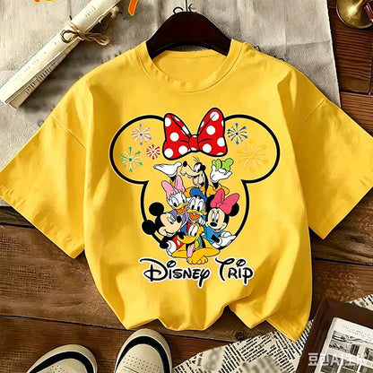 Best-selling Children's Disney Princess Castle 100% Cotton T-shirt - Soft, Comfortable and Cute Top