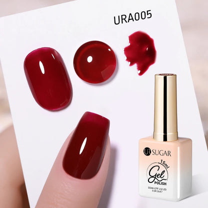 Jelly Gel Polish - Eco Friendly Semi Permanent UV LED Nail Polish for Salon Use