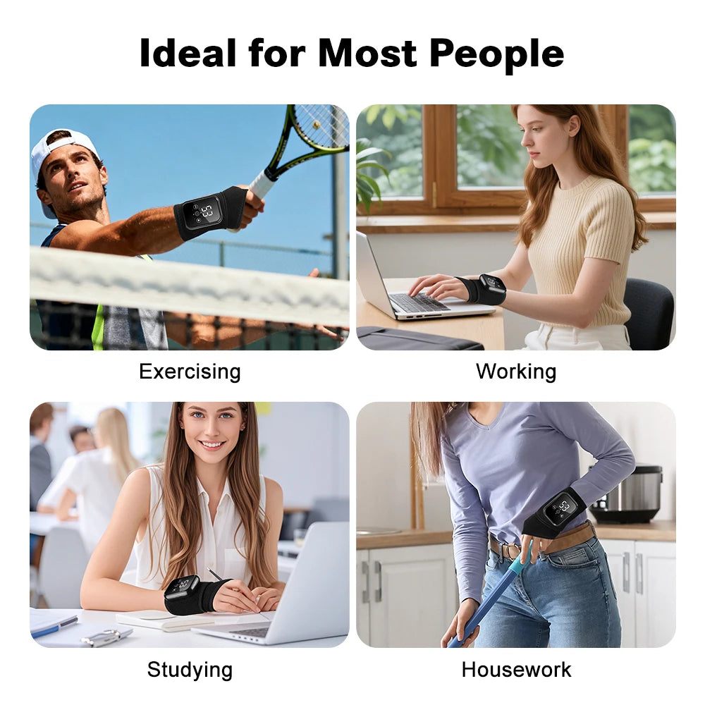 Electric Heating Wrist Brace | Rechargeable Wristband With Hot Compress & Thermal Wrist Support