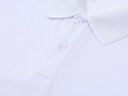 Solid color polo shirt ultra-light men's quick-drying breathable sweat-wicking shirt suitable for fitness gym and running
