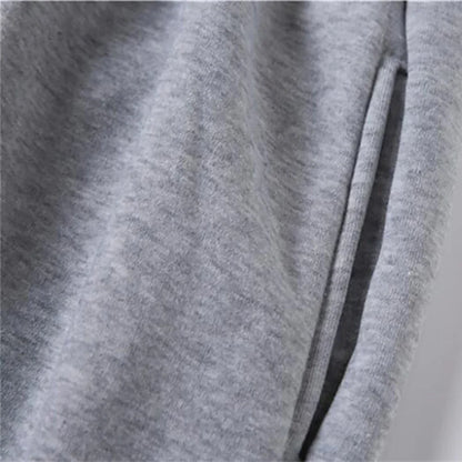 Mens Casual Pants Autumn Winter Fleece Sweatpants Men Running Jogger Sports Gym Trousers Fashion Solid Color Workout Long Pants