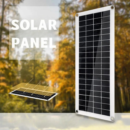 20W-1000W Solar Panel 12V Solar Cell 100A Controller Solar Panel for Phone RV Car MP3 PAD Charger Outdoor Battery Supply Camping