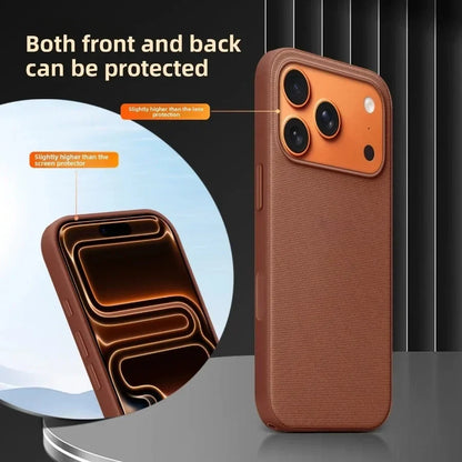 New Original Technology Woven Magnetic Case For iPhone 18 Pro 17 16 15 14 13 Pro Max For Magsafe Wireless Charger Official Cover