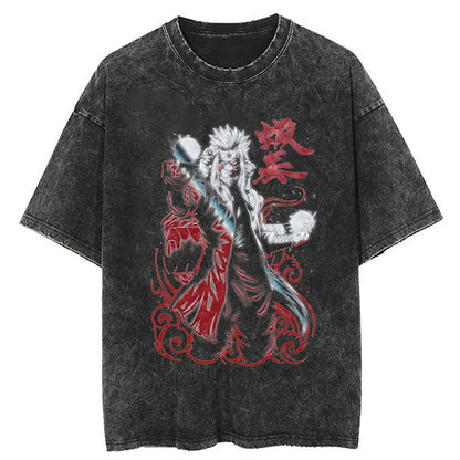 Hip Hop Streetwear T Shirt Japanese Anime Naruto Print T-Shirt Men Harajuku Cotton Tshirt Summer Short Sleeve Tops Tees