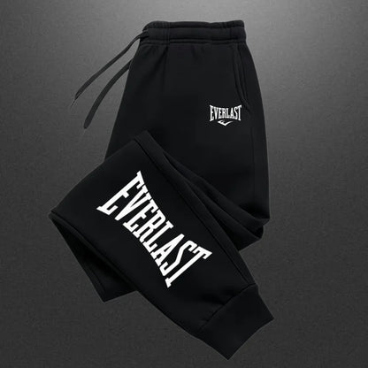 2026 EVERLAST Men Women Jogging Sweatpants Running Trousers Fleece Streetwear Sport Oversized Jogger Sweat Pants 2025 Clothing