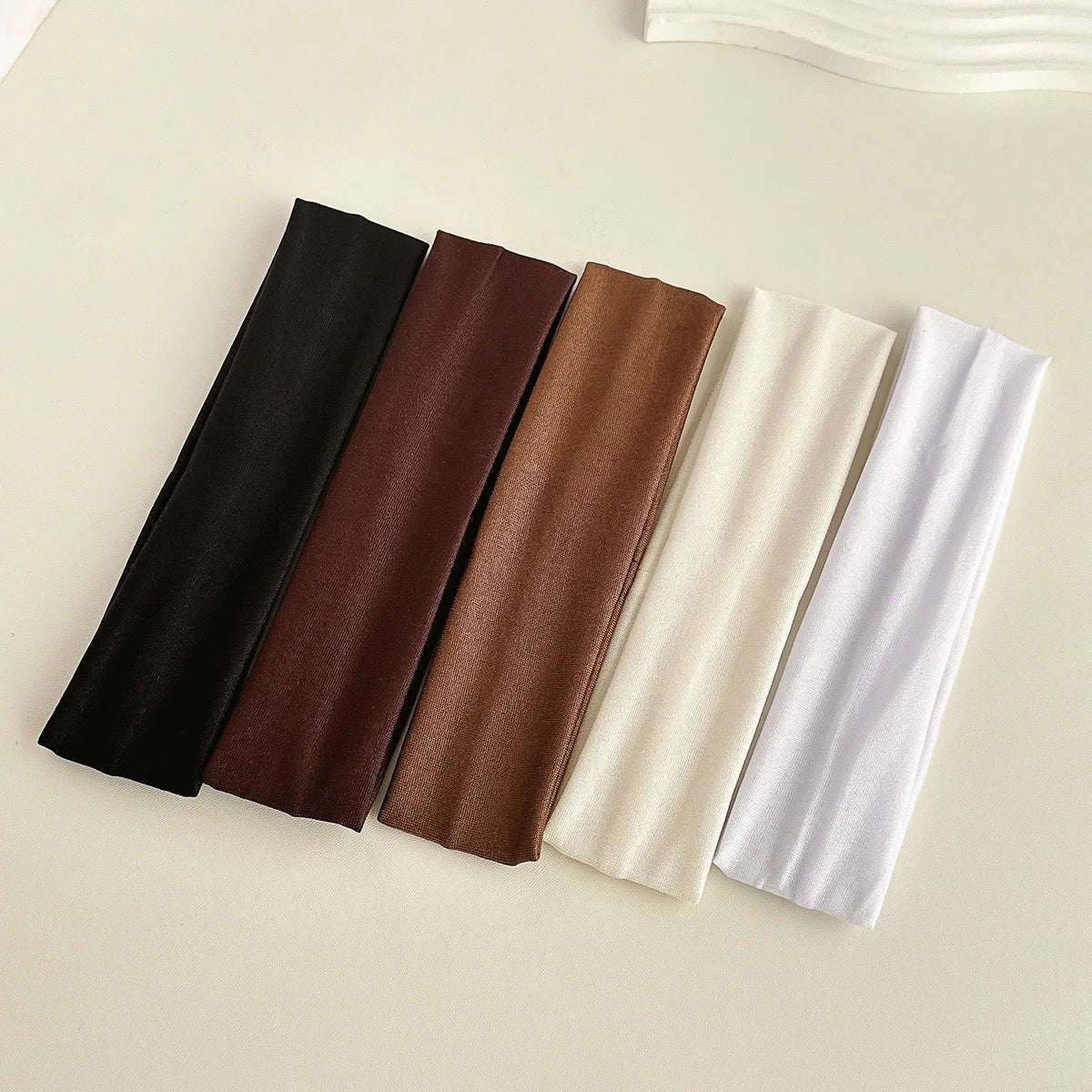 Four Seasons Solid Sports Headbands For Women Fitness Running Yoga Solid Color Elastic Hairbands Stretch Makeup Hair Accessories
