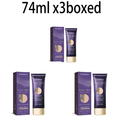 74ml Natural Tattoo Concealer Long Lasting Waterproof Tattoo Scars Cover Cream Body Coverage Makeup Foundation Cream For Women