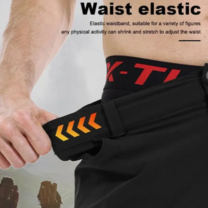 Mountain Bike Shorts – Breathable Multi-Pocket Cycling Shorts with Elastic Waistband
