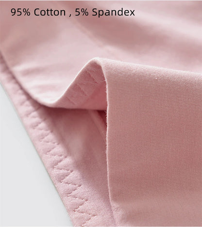 2pcs Women Cotton Panties High-Rise Plus Size M-4XL Female Underwear Boxers Shorts Comfort Underpants Sexy Intimates Lingerie