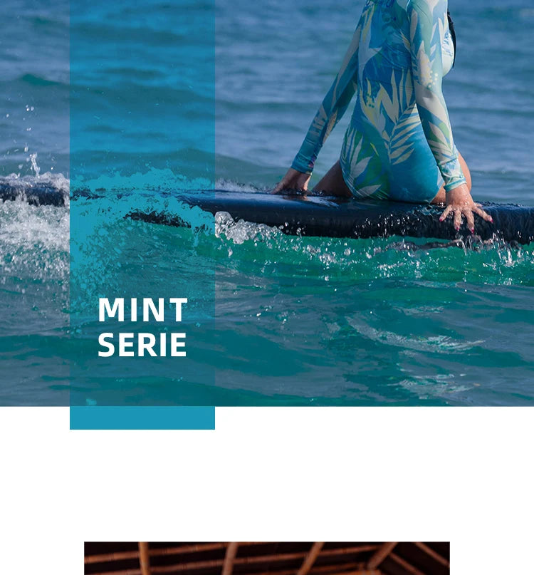 Nu-June Piece Swimsuit for Women, Long Sleeves, Rash Guard, Sports Swimwear, Surfing Bathing Suit, Body Suit, Beach, Hot Spring