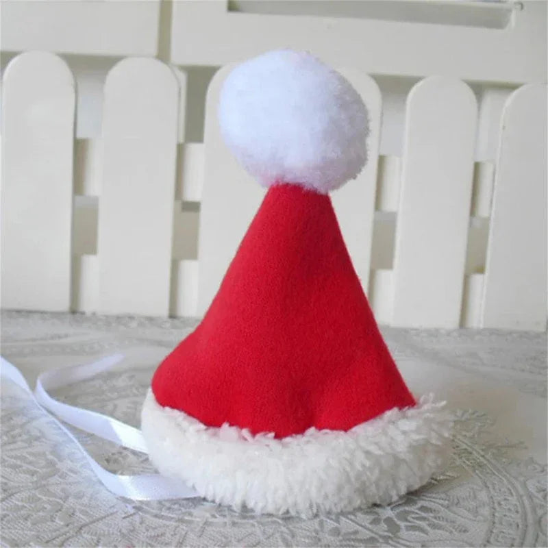 Cute Dog Santa Claus Outfit Christmas Costume for Small Dogs Cats Yorkie Cosplay Clothes Dress Up Jumpsuit Party Gifts Supplies