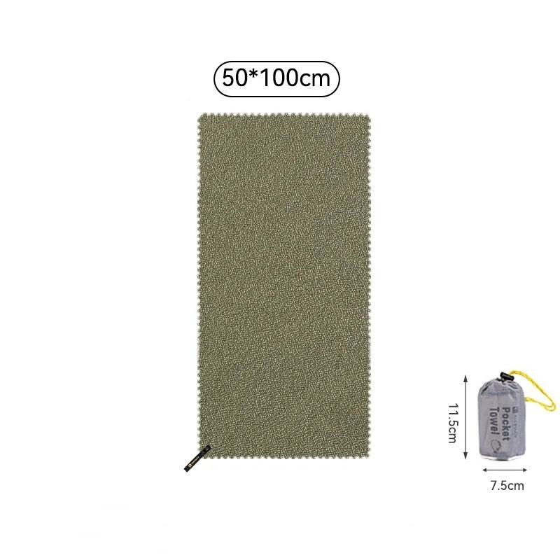 HIKEMAN Outdoor Quick-drying Towel Portable Camping Hiking Sports Towel Gym Towel
