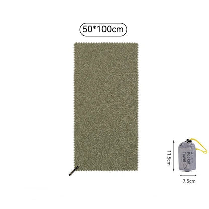 HIKEMAN Outdoor Quick-drying Towel Portable Camping Hiking Sports Towel Gym Towel