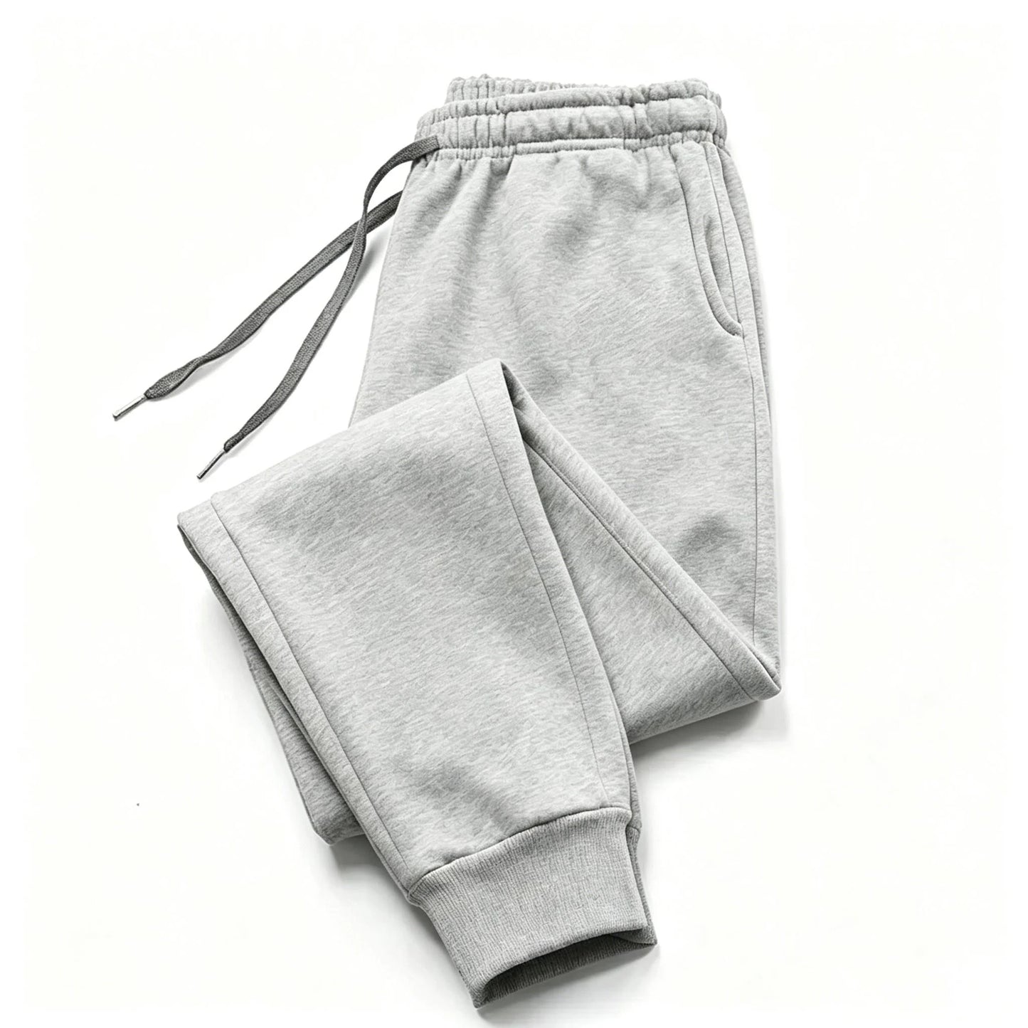 Men Sweatpants High Quality Drawstring Solid Color Jogger Pants All Season Home Outdoor Casual Sport Trousers 2025 Men's Clothes