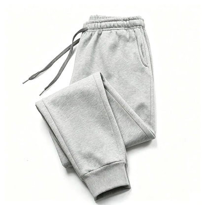 Men Sweatpants High Quality Drawstring Solid Color Jogger Pants All Season Home Outdoor Casual Sport Trousers 2025 Men's Clothes