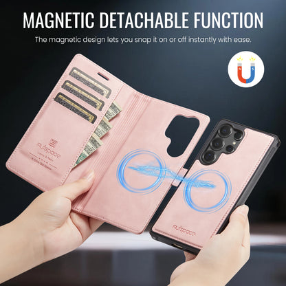 Leather Phone Case 2-in-1 Detachable Wallet Cover With Card Holder For Samsung Galaxy S25 Plus