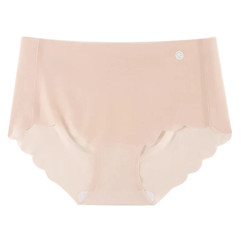 6PCS Women Summer Seamless Thin Underwear Panties Ultra-thin Briefs Ice Silk Ladies High Quality Breathable Underpants Lingerie