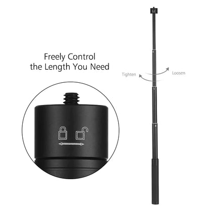 Extension Rod Pole Bar Adjustable Selfie Stick Handle Tripod for Dji OSMO Mobile 3 2 Zhiyun Smooth 4 X Q2 Moza S Handheld Gimbal