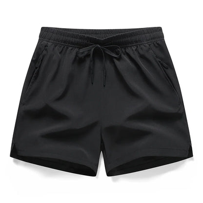 New Men's Sports Casual 3/4 Shorts With Ice Silk Lightweight Sweat-absorbing Outdoor Quick Drying Running Fitness Loose Pants