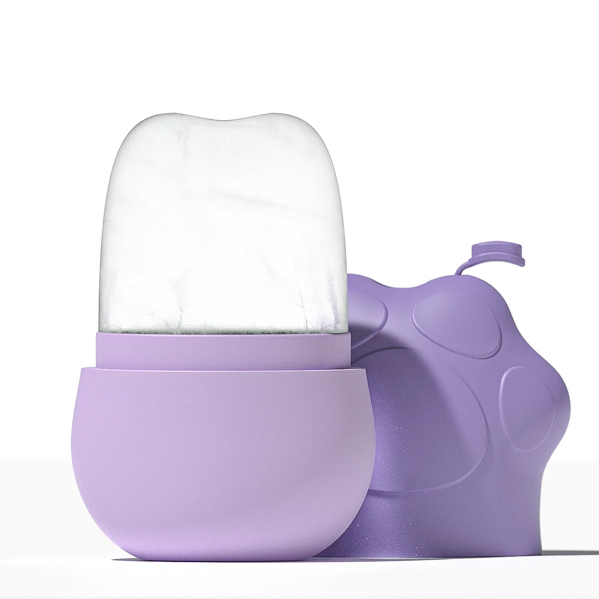 Silicone Face Ice Cube Mould Beauty Skin Care Silicone Face Ice Roller